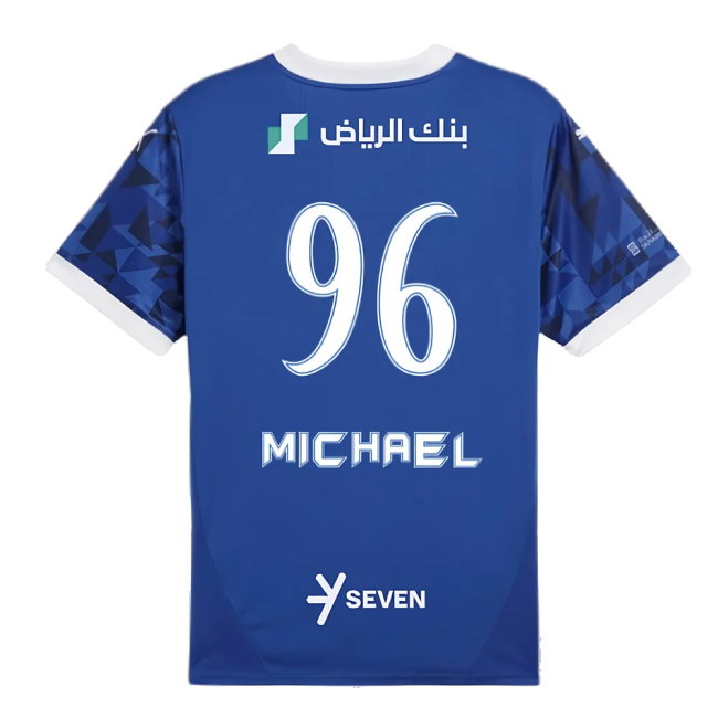 2024-2025 Al Hilal Home Shirt (Michael 96)-SoccerKits Hub | Buy Soccer Jerseys Online